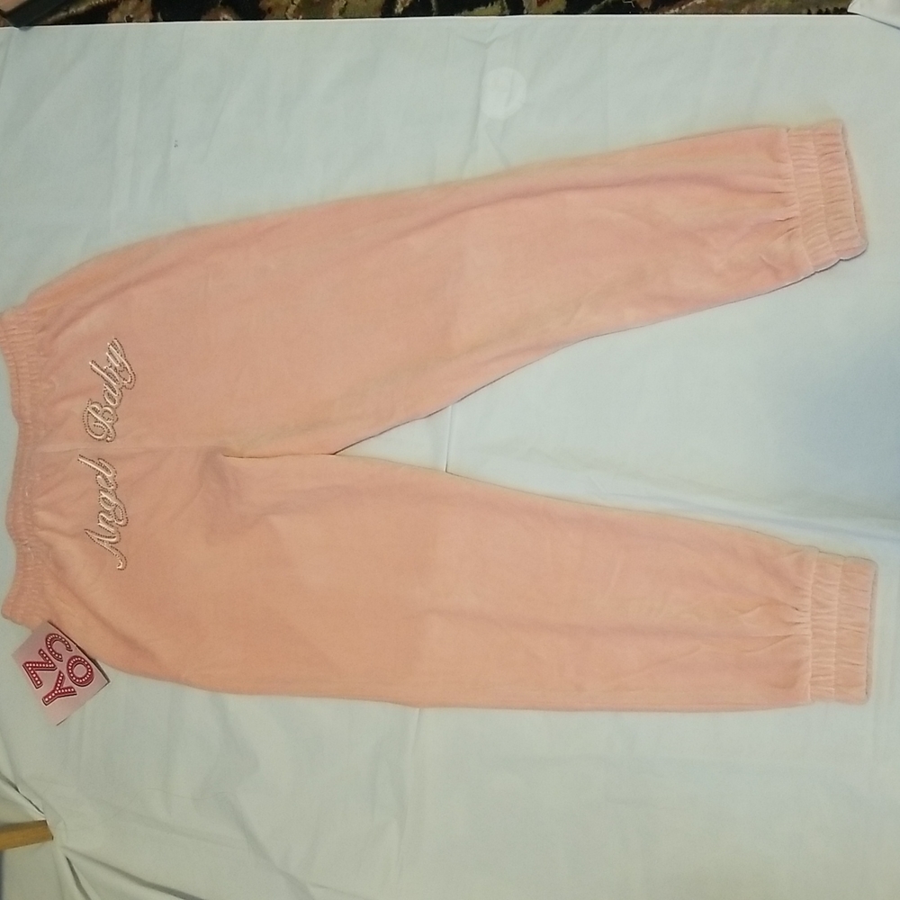 Social Scene pink velour sweat pants